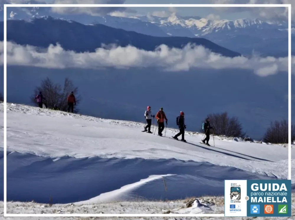 Maiella inverno ciaspole